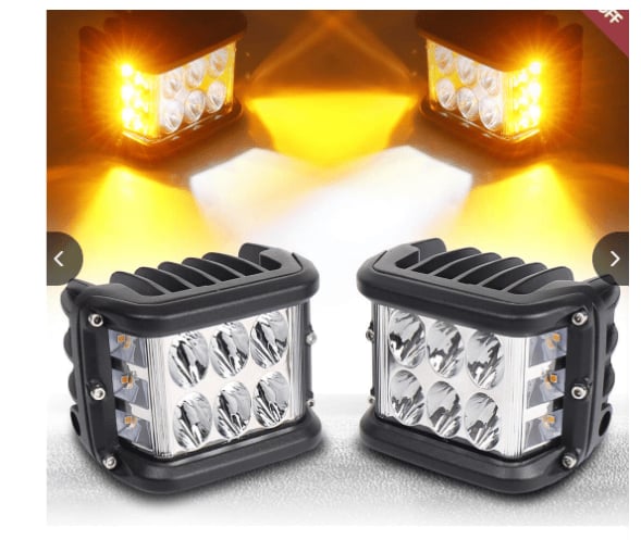 🎅50% RABATT✨ Doppelseitige LED-Warnleuchten für Autos – Zweifarbig, superhell und sicher (Universell für Autos, LKWs, Motorräder und mehr!)
