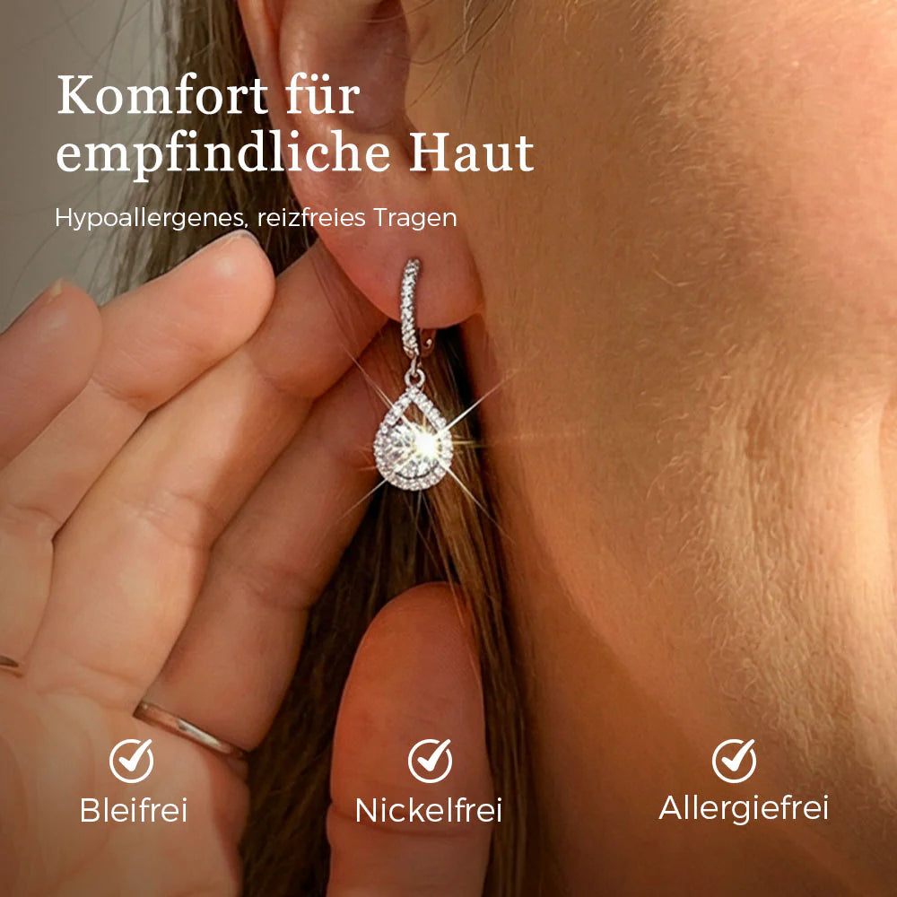 🔥Solange der Vorrat reicht 40 % Rabatt!🎉Elegante tropfenförmige Creolen für Damen