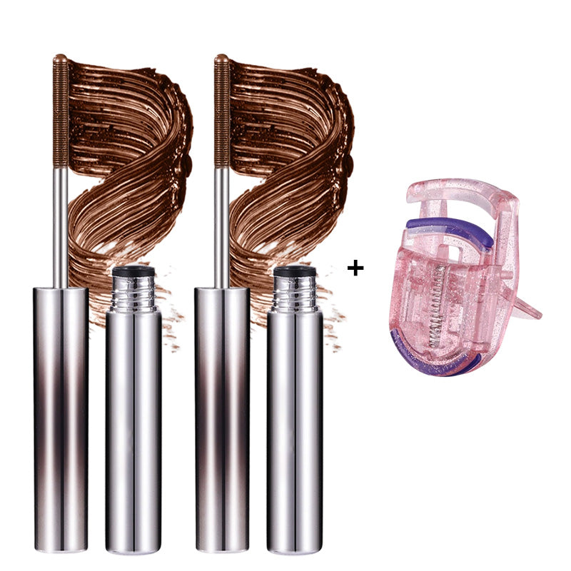 💜LETZTER TAG – KAUF 1, ERHALTE 1 GRATIS💜 Schlanke, wellenförmige kleine Stahlrohr-Wasserfest-Natur-Mascara