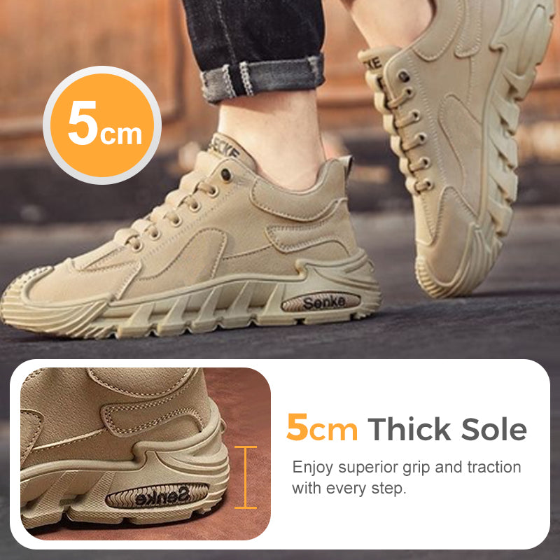 ☄️Frühjahrsangebote🎉Männer dicke Sohle rutschfest Casual Walking Schuhe