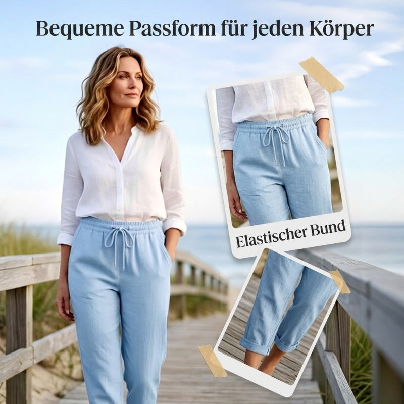 💕58% RABATT💕Lässige Baumwoll- und Leinenhosen für Damen