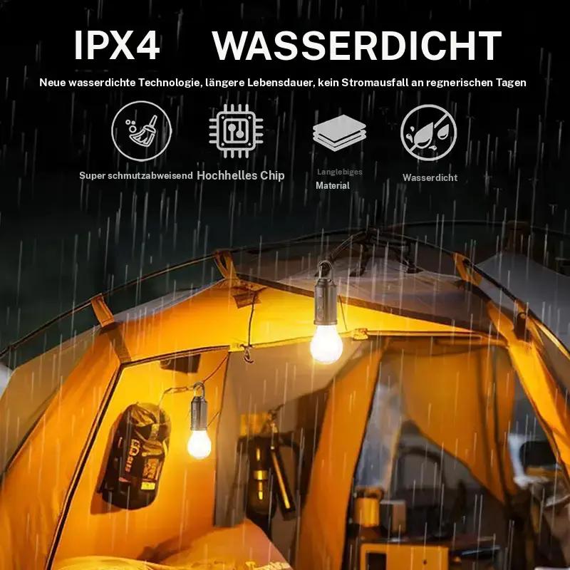 Outdoor Camping Hängende Typ-C Aufladung Retro Glühbirne Beleuchtung Dekoration
