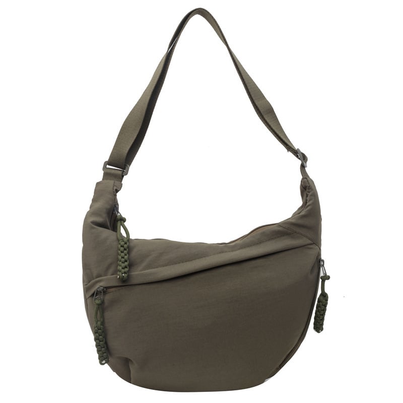 🎉Heiße Verkäufe - 50% OFF😍Designer Direktverkauf👜Damen Mode einfarbig Nylon Crossbody Hobo Tasche