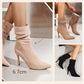 👠Spitze Stiefeletten mit Absatz