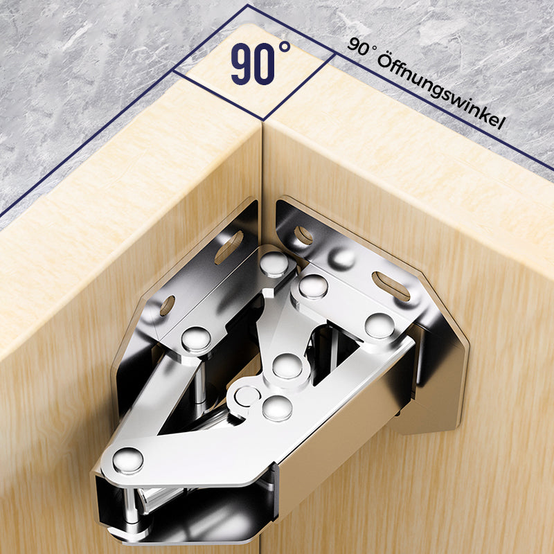 📢📢50 % Rabatt!! ⏰4er Set Topfscharniere mit Schrauben