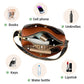 Mode Diamant-Muster große Kapazität 3-Layer Crossbody Bag