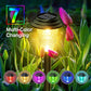 RGB-Solarleuchten für Gartenwege