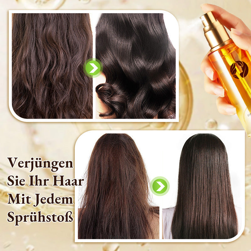 ✨ KAUFEN 2 ERHALTEN 1! 🔥 Intensiv Pflegendes Haaröl-Spray - Mit Keratin und Hitzeschutz für Geschmeidigen Glanz und Reparatur bis in die Spitzen 🌟🧴