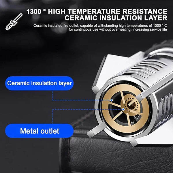 Outdoor Camping Multifunktioneller Windgeschützter Gerader Flamme Hochtemperaturbeständiger Schweißbrenner