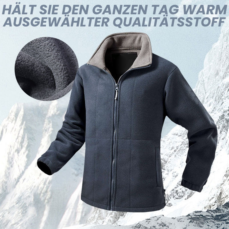 🔥Kostenloser Versand - Herrenjacke mit doppelseitigem Fleece (55% Rabatt)