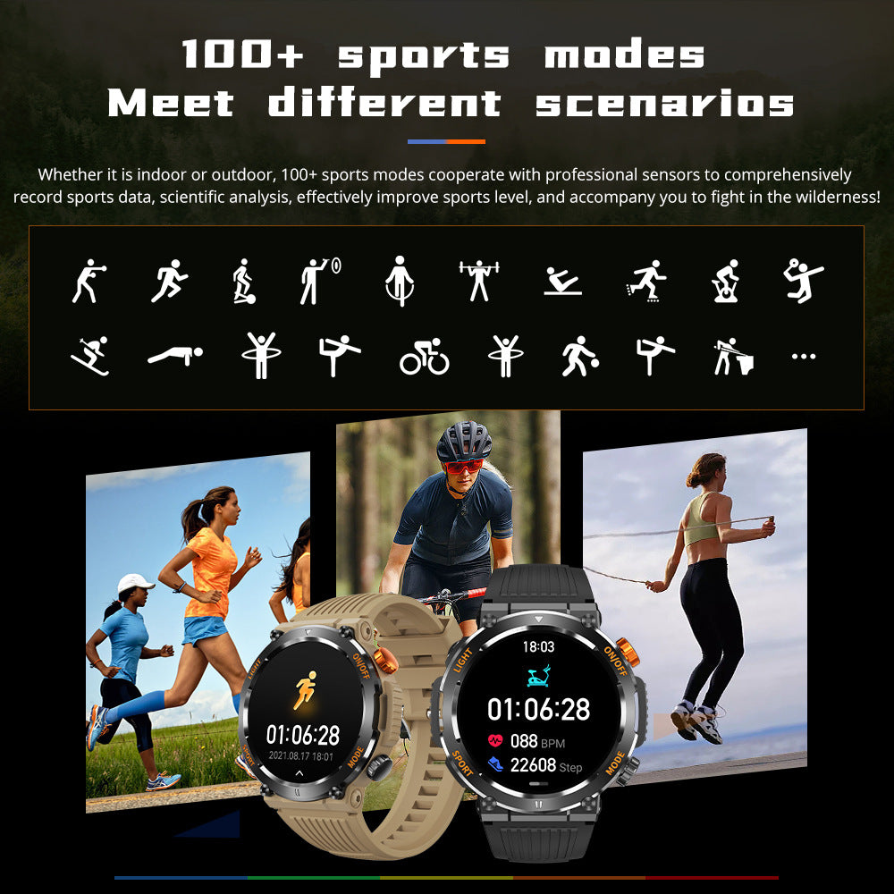 ⌚ Wasserdichte Sport- und Outdoor-Smartwatch 🔥 Kostenloser Versand ✈️ Letzter Tag!!!