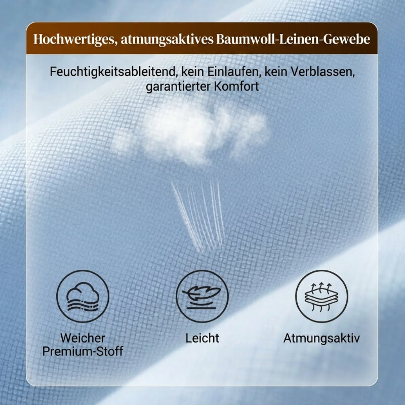 💕58% RABATT💕Lässige Baumwoll- und Leinenhosen für Damen
