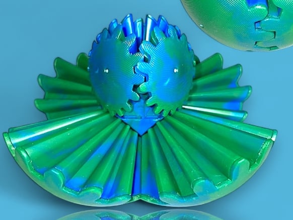 🔥Kürzlich beliebter Direktverkauf ab Werk 🌀3D GearSphere – Das Steampunk Whirling Wonder Fidget