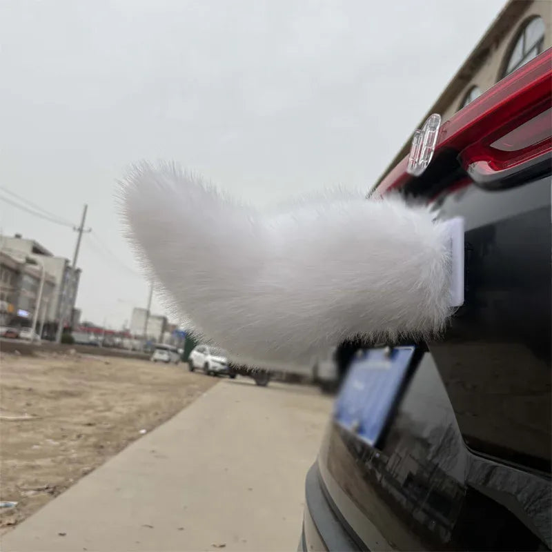 ⏳Nur für kurze Zeit 🚗🐾 Ferngesteuerter elektrischer Plüsch-Autoschwanz – Machen Sie Ihr Auto zum Hingucker