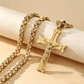 ✝️50 % RABATT⏰ Edelstahl‑Kruzifix‑Halskette, stilvolles Schmuckstück für Geschenk & Alltag