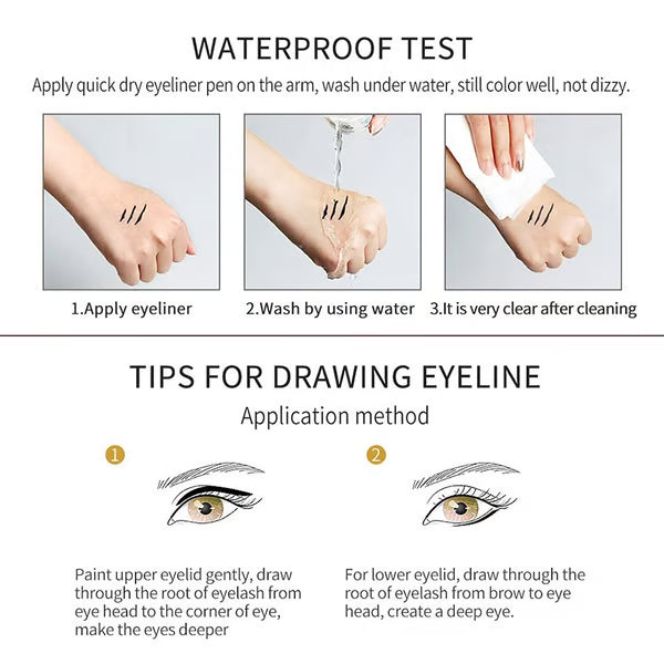 💜✨14er-Set Wimpernstifte wasserfeste farbige Gel-Liner mit metallischem & glänzendem Finish, verwischfest