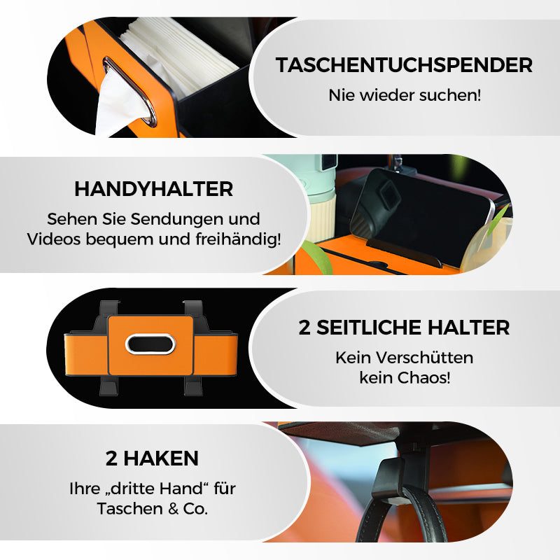 Car Multi-Function Backrest Storage Box