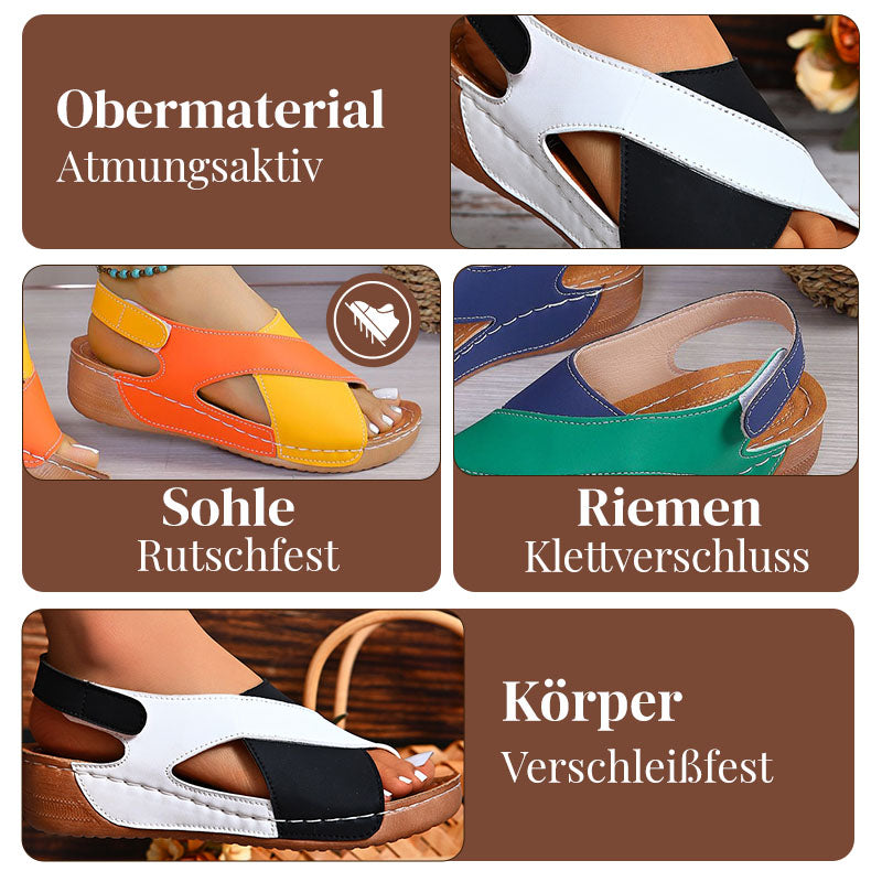 🔥HOT SALE-50% OFF🔥Ultra-bequeme orthopädische Sandalen mit schrägem Absatz für Frauen