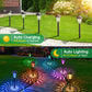 RGB-Solarleuchten für Gartenwege