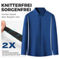 ✈️ Kostenloser Versand bei 2 Einkäufen ✈️😎Knitterfreies Stretchhemd für Herren💥Sichern Sie sich heute 50% Rabatt!💥