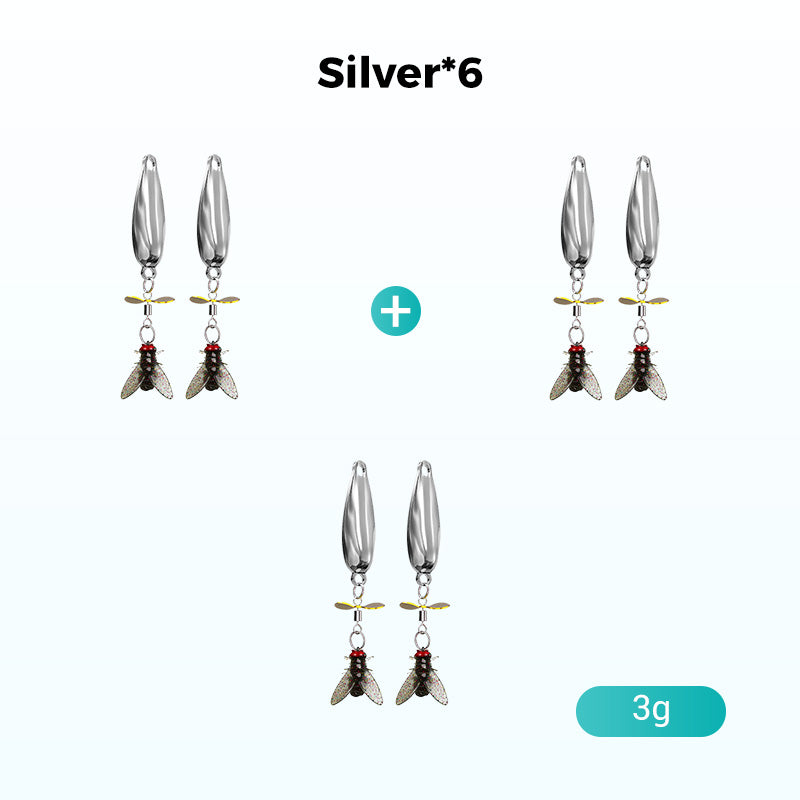 🎣Metalen propeller-viskunstaas voor het vangen van vis