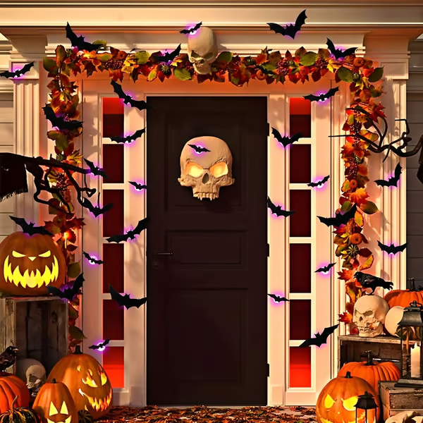 🎁50% RABATT🦇Halloween 3D-beleuchtete Fledermäuse