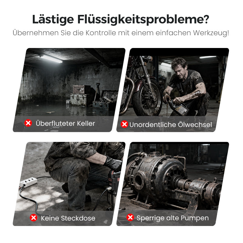 🔋 50% RABATT! ✨Hochleistungs-Öl- und Wasserpumpensatz
