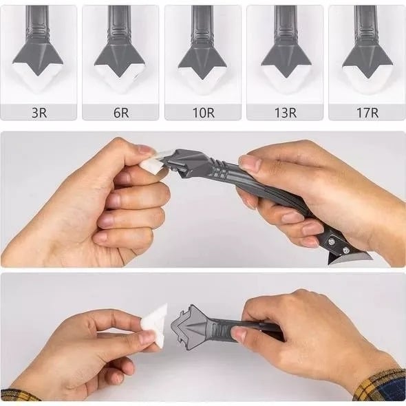 🔥 3-in-1 Fugenwerkzeug - Profi Fugenglättwerkzeug für perfekt glatte Fugen🎁