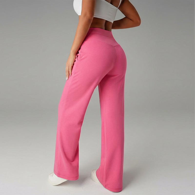 ⌛ Nur noch 3 Tage – 49% auf alles! ⏰ 50.000+ VERKAUFT!💕 Damen-Unifarbene Weite Straight-Leg-Hose