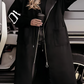 Women's Hooded Long Sleeve Knitted Sleeves Patchwork Casual Jacket