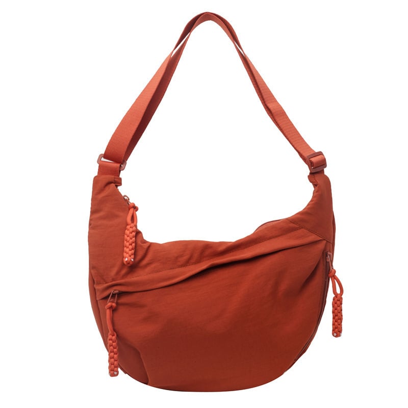 🎉Heiße Verkäufe - 50% OFF😍Designer Direktverkauf👜Damen Mode einfarbig Nylon Crossbody Hobo Tasche