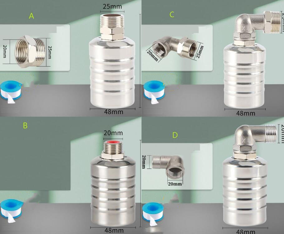 🚰💧50% RABATT⏰Vollautomatisches Schwimmerventil aus 304-Edelstahl, korrosionsbeständig, präzise Steuerung, geeignet für Wassertanks und Behälter✨