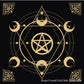 Witchy Cauldron Roségold-Tarotkarten mit Begleitbuch Wasserdichtes, knitterfreies Folien-Tarotkartenspiel für Anfänger Enthält Chakren, Planeten, Sternzeichen, Elemente und Affirmationen