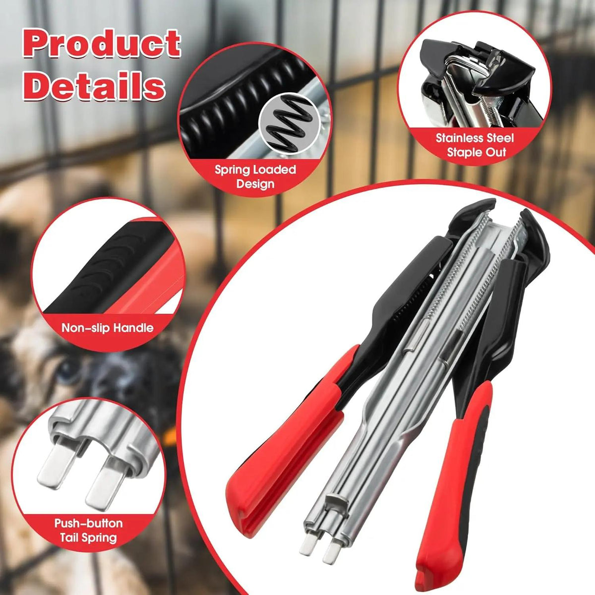 🐔 50% RABATT! 🔧 Käfig-Klemmenzange – Für Hühner-, Vogel- & Kleintierkäfige ✨