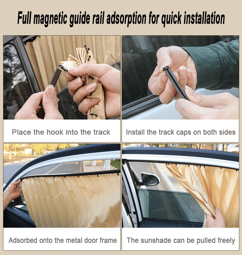 ⏳Zeitlich begrenztes Sonderangebot⏰ Magnetischer Auto Sonnenschutz – Ganzjähriger Fenster Sichtschutz mit UV-Schutz & Hitzeschutz