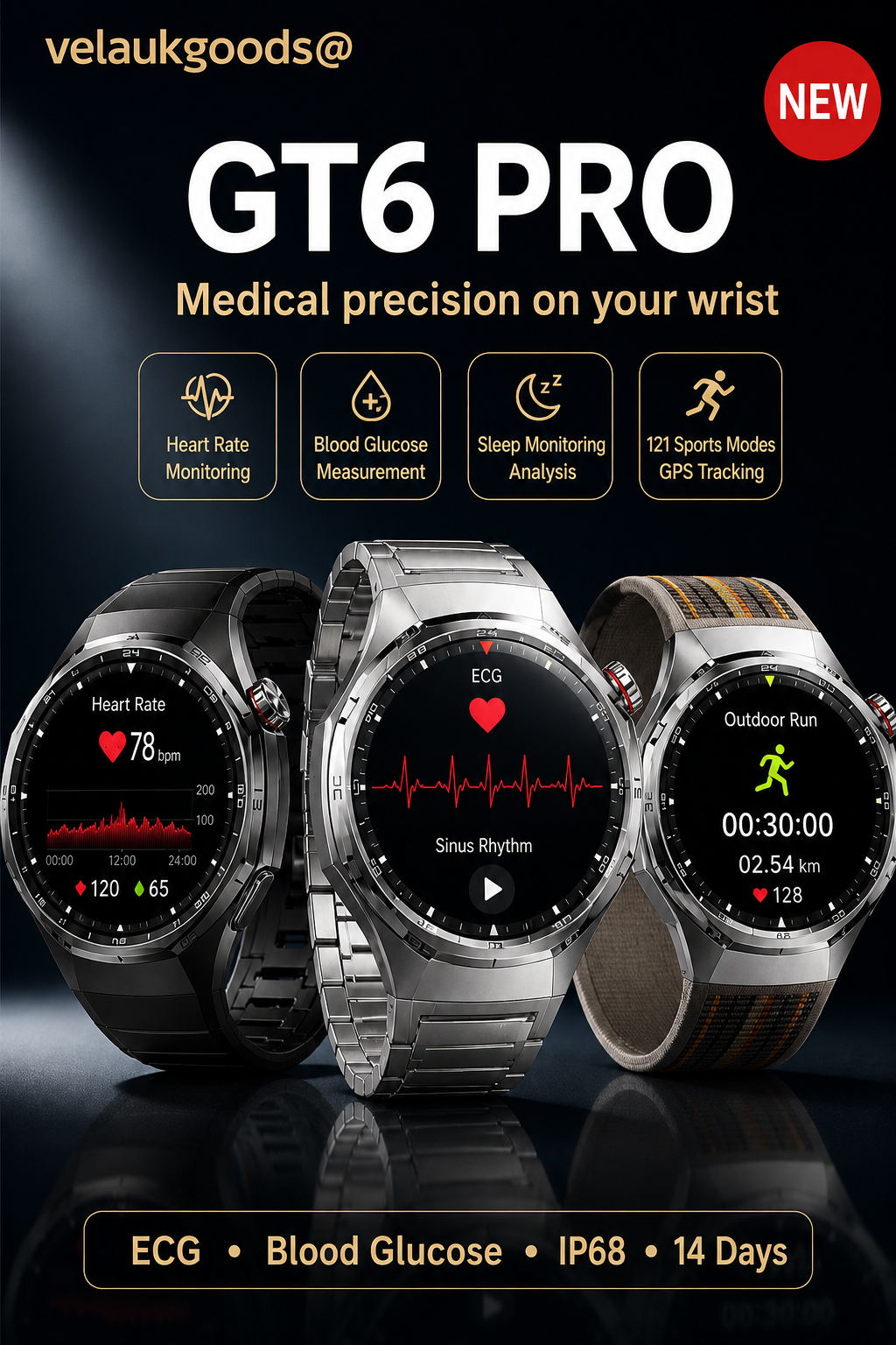 🥳HEISSER SALE 2026🥳💞50.000+ VERKAUFT!👵❤️  GT6pro Bluetooth-Smartwatch mit Anruffunktion – Bestseller