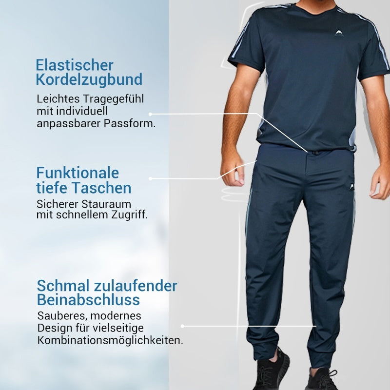 🎁Atmungsaktiver, dehnbarer Sommer-Trainingsanzug für Herren