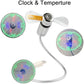 🔥2025 Heiße Produkte 🔥USB-Ventilator mit LED-Uhrbeleuchtung