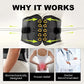 Verstellbarer Lendenwirbelstützgürtel Lower Back Brace