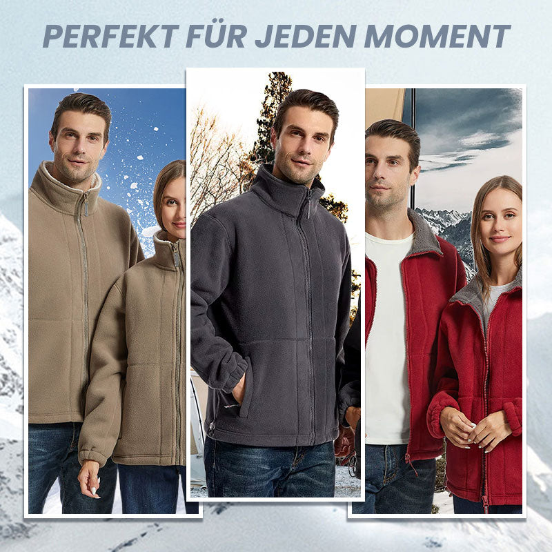 🔥Herrenjacke mit doppelseitigem Fleece