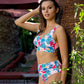 🏖️👙Modisches, mehrfarbig bedrucktes 3-teiliges Bikini-Badeanzug-Set für Damen