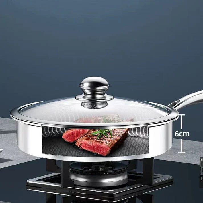 🔥Großer Ausverkauf – 55 % Rabatt!!! 🍳Premium-Antihaftpfanne mit Deckel