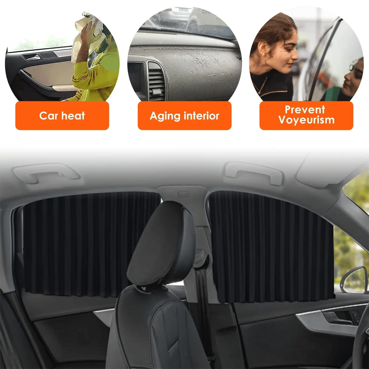 ⏳Zeitlich begrenztes Sonderangebot⏰ Magnetischer Auto Sonnenschutz – Ganzjähriger Fenster Sichtschutz mit UV-Schutz & Hitzeschutz