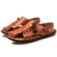 Genuine Leather Style Beach Shoes Men Summer Leisure Sandals