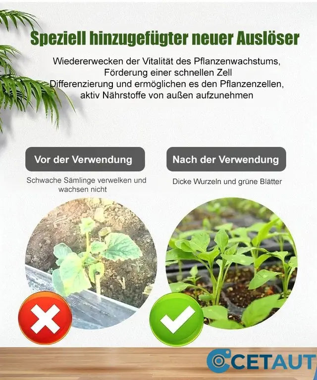 🪴 KAUFEN 3 ZAHLEN FÜR 5! ✨ Pflanzenwachstums-Booster (8 Flaschen) - Beschleunigt Wurzelbildung, Blütenpracht & Gemüsewachstum in 7 Tagen! 🌼🌱✨