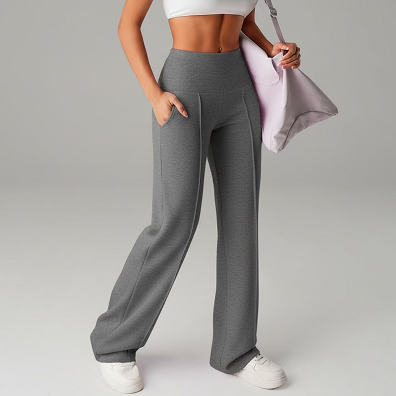 ⌛ Nur noch 3 Tage – 49% auf alles! ⏰ 50.000+ VERKAUFT!💕 Damen-Unifarbene Weite Straight-Leg-Hose