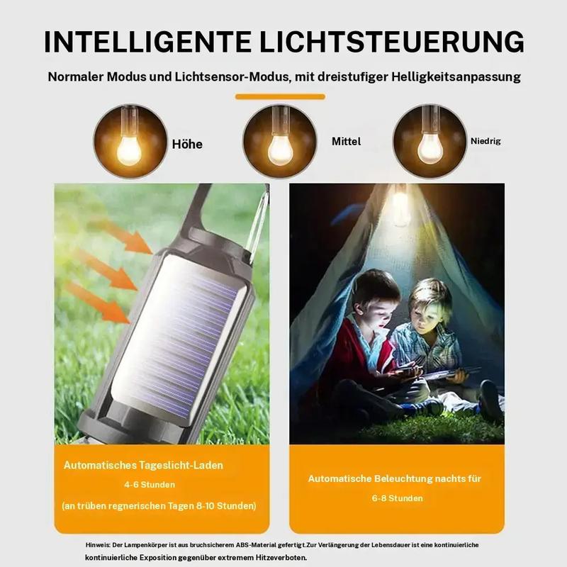 Outdoor Camping Hängende Typ-C Aufladung Retro Glühbirne Beleuchtung Dekoration