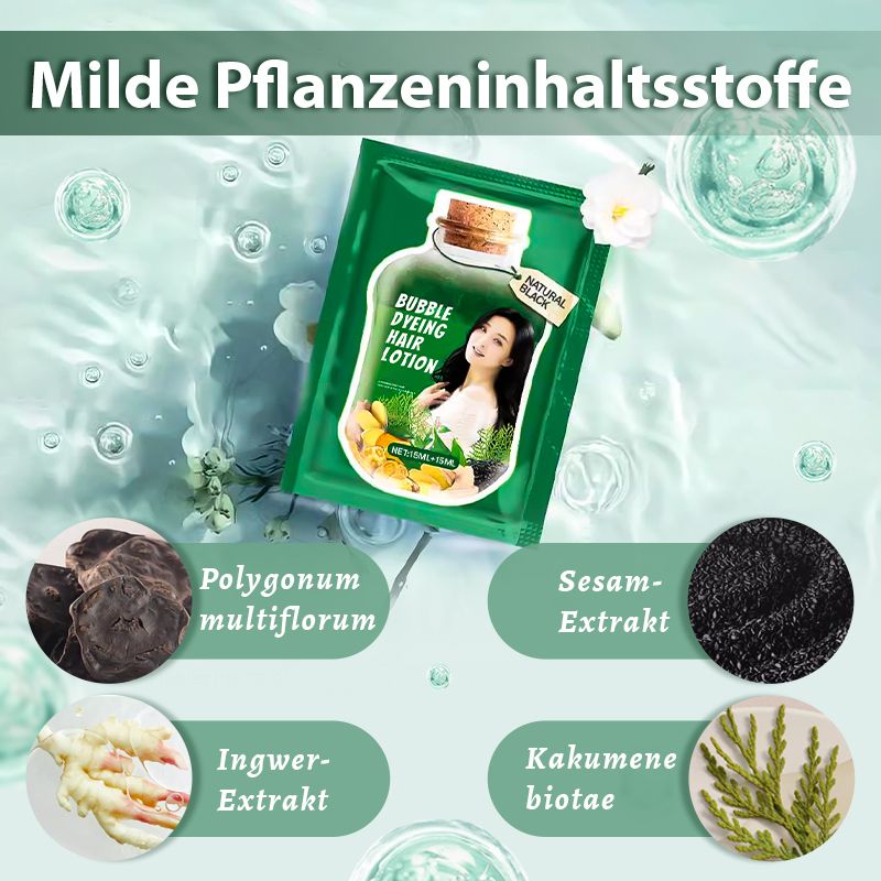 😍😍Das magische Weihnachtsgeschenk❤️❤️Strahlende Haarfarbe, einfach aufgetragen – Pflanzen-Bubble Formel