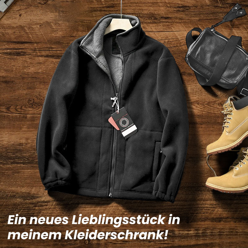 🔥Kostenloser Versand - Herrenjacke mit doppelseitigem Fleece (70% Rabatt)