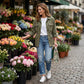 Damen-Retro-Cropped-Straight-Leg-Jeans